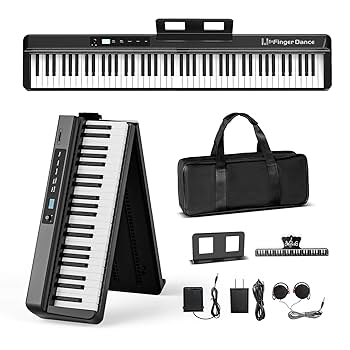 Amazon.com: Finger Dance Folding Piano 88 Key Keyboard Pro
